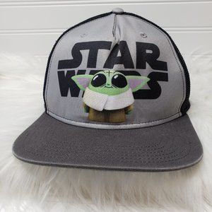 STAR WARS The Mandalorian Baby Yoda Snapback Hat YOUTH OSFM Lucasfilm Ltd.